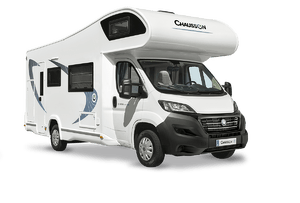 camping car capucine C656 vue 3/4